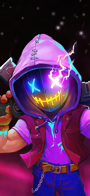 Neon Abyss Iphone 12 Wallpaper