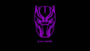 Neon Black Panther 4k Ultra Hd Dark Wallpaper