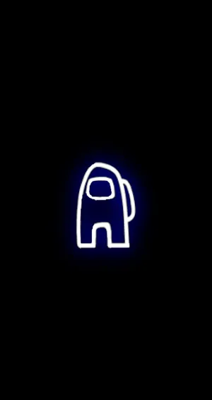Neon Car Icon On A Black Background Wallpaper