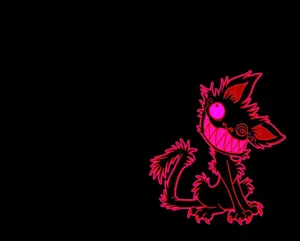 Neon Creature Artwork Wallpaper