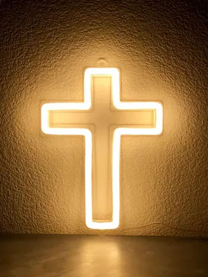 Neon Cross Bright Yellow Wallpaper