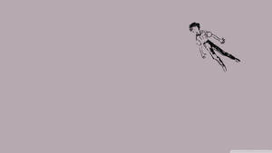 Neon Genesis Evangelion Shinji Grey Art Wallpaper