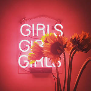 Neon Girls Pastel Red Aesthetic Wallpaper
