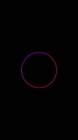 Neon Light Eclipse 8k Phone Wallpaper
