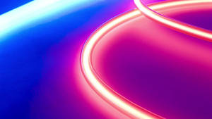 Neon Light Red Blue Wallpaper