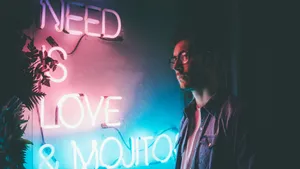 Neon Light Signage Wallpaper