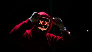 Neon Mask 5120 X 2880 Wallpaper