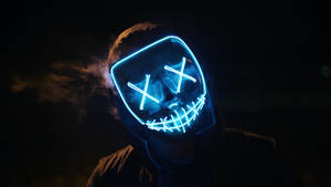 Neon Mask Good Pfp Wallpaper