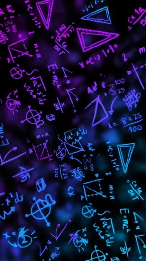 Neon Math Graffiti Wallpaper.jpg Wallpaper