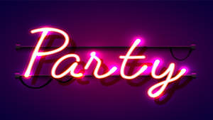 Neon Party Light Background Wallpaper