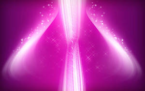 Neon Pink Abstract Lights With Sparkles Wallpaper