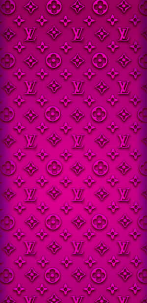 Neon Pink Louis Vuitton Iphone Wallpaper