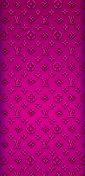 Neon Pink Louis Vuitton Iphone Wallpaper