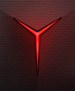 Neon Red Letter Y Wallpaper