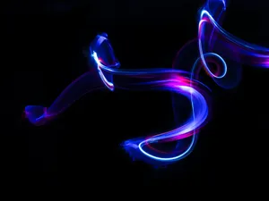 Neon Smoke Abstract Wallpaper
