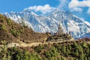 Nepal Namche Stupa Wallpaper