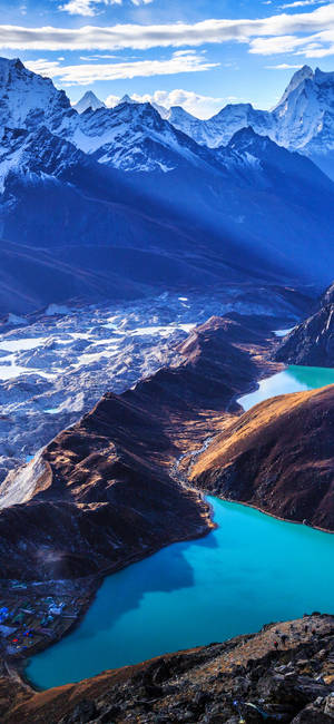 Nepal's Gokyo Lake Top Iphone Hd Wallpaper