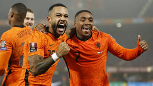 Netherlands National Football Team Steven And Memphis Wallpaper