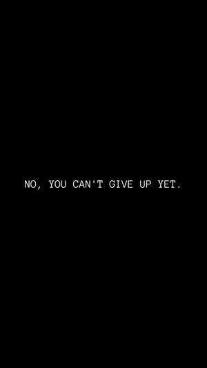 Never Give Up Motivational Quote Wallpaper