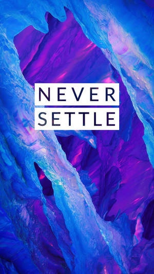 Never Settle - A Vibrant Exploration Into A Mystical Cave Wallpaper
