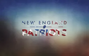 New England Patriots Calligraphy Wallpaper