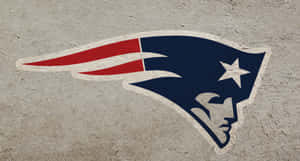 New England Patriots Logo Plain Surface Wallpaper