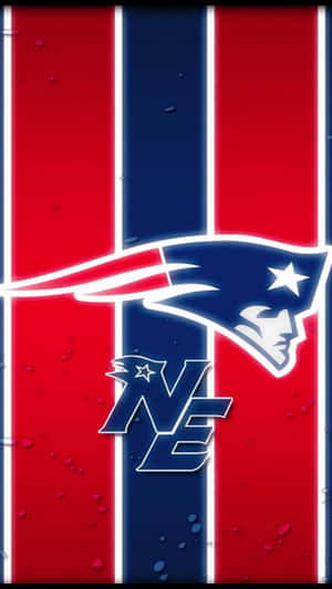 New England Patriots Logo Stripes Wallpaper