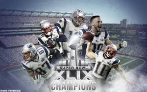 New England Patriots Super Bowl Xlix Wallpaper