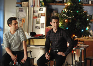 New Girl's Max Greenfield And Jake Johnson Wallpaper