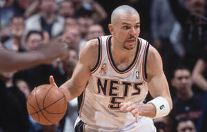 New Jersey Nets Jason Kidd Crossover Wallpaper