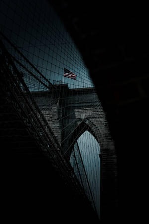 New York Hd Brooklyn Bridge's Wires Wallpaper