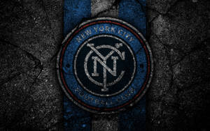 New York Hd Fc Logo Dark Concrete Wallpaper
