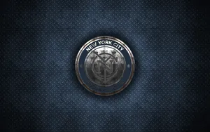 New York Hd Fc Logo Diamond Plate Wallpaper