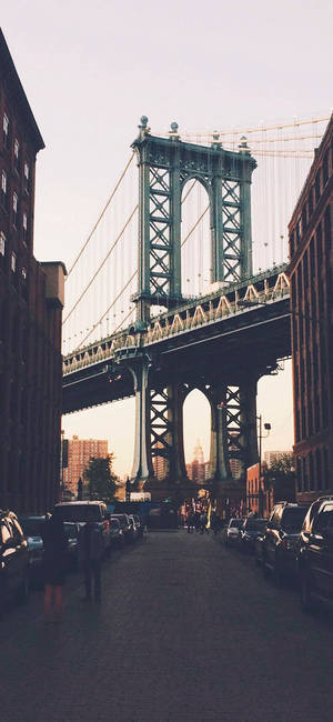 New York Hd Iphone Manhattan Bridge Wallpaper