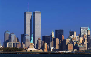 New York Hd Twin Towers Wallpaper