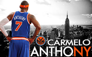 New York Knicks Carmelo Jersey Seven Wallpaper
