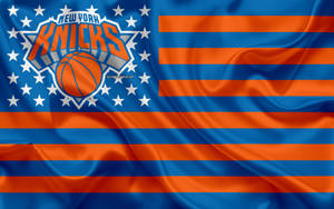 New York Knicks Team Flag Wallpaper