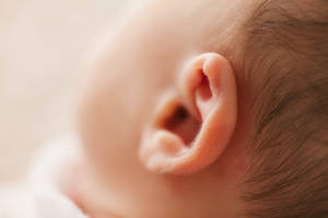 Newborn Baby Girl Ear Wallpaper