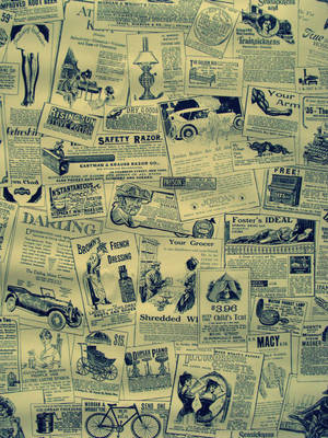 Newspaper Aesthetic Yellow Aesthetic Clippings Wallpaper