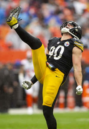 Nfl Defensive Standout, T.j. Watt Wallpaper