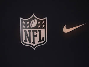 Nfl Football And Nike Logos Wallpaper