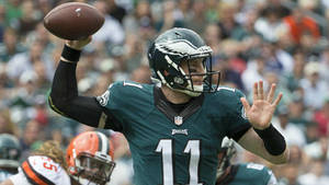 Nfl Philadelphia Eagles Carson Wentz Wallpaper