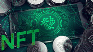 Nft Iota Green Logo Wallpaper