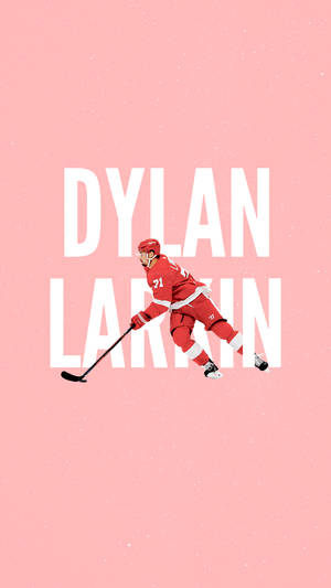 Nhl Player Captain Dylan Larkin Wallpaper