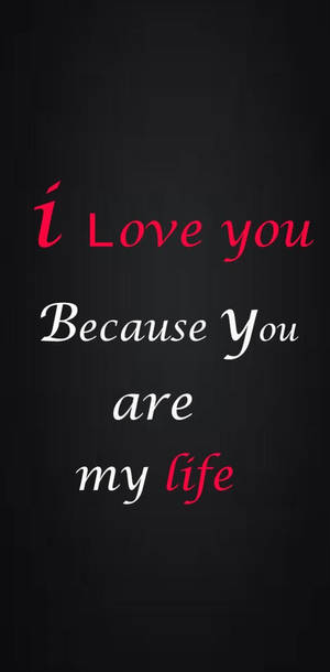 Nice I Love My Girlfriend Quote Wallpaper