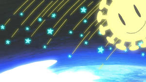 Nichijou Sun And Stars Wallpaper