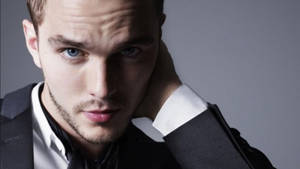 Nicholas Hoult Aesthetic Pose Wallpaper