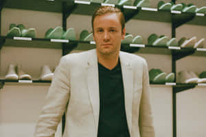 Nicholas Kirkwood In Front Of Shoes Wallpaper