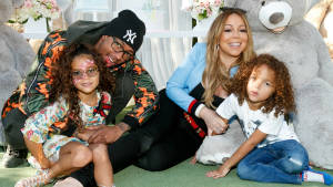 Nick Cannon With Family And Mariah Carey Wallpaper