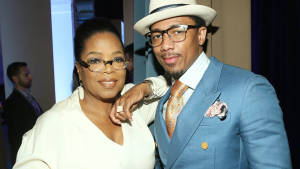 Nick Cannon With Oprah Wallpaper
